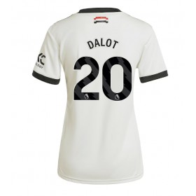 Manchester United Diogo Dalot #20 Tredje skjorte til dame 2024-25 Kortermet